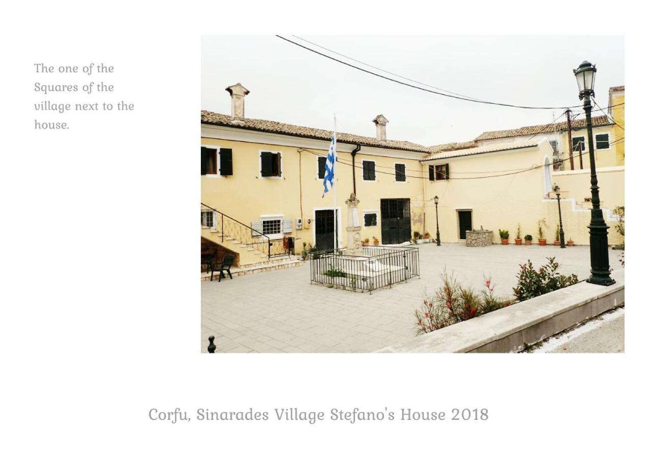 Country Traditional House In Corfu Village, Greece Sinarádes Exterior foto